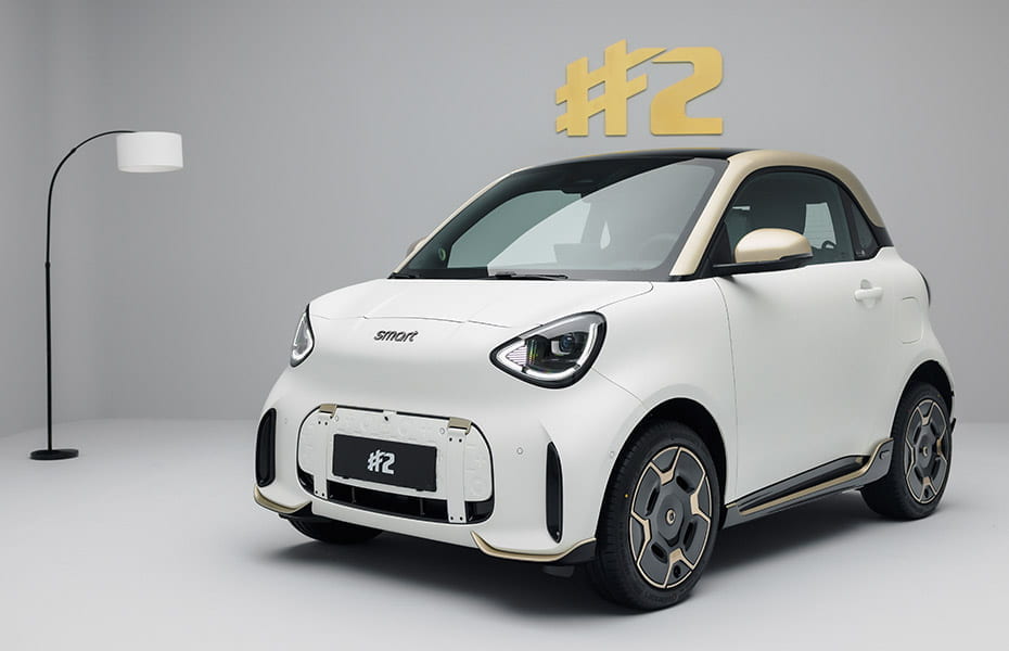 smart #2 Couture Edition in der 3/4 Frontansicht