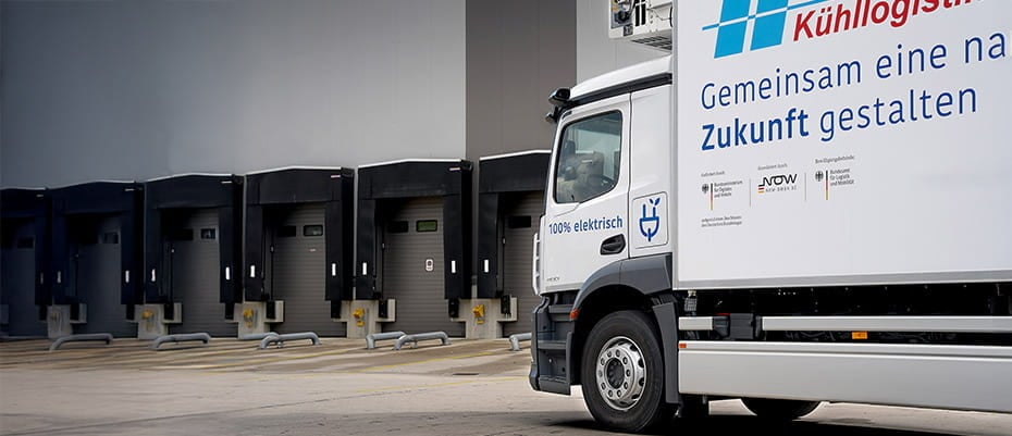 Mercedes-Benz eActros 400 der Firma Heidelmann Mercedes-Benz eActrso 400 der Firma Heidelmann