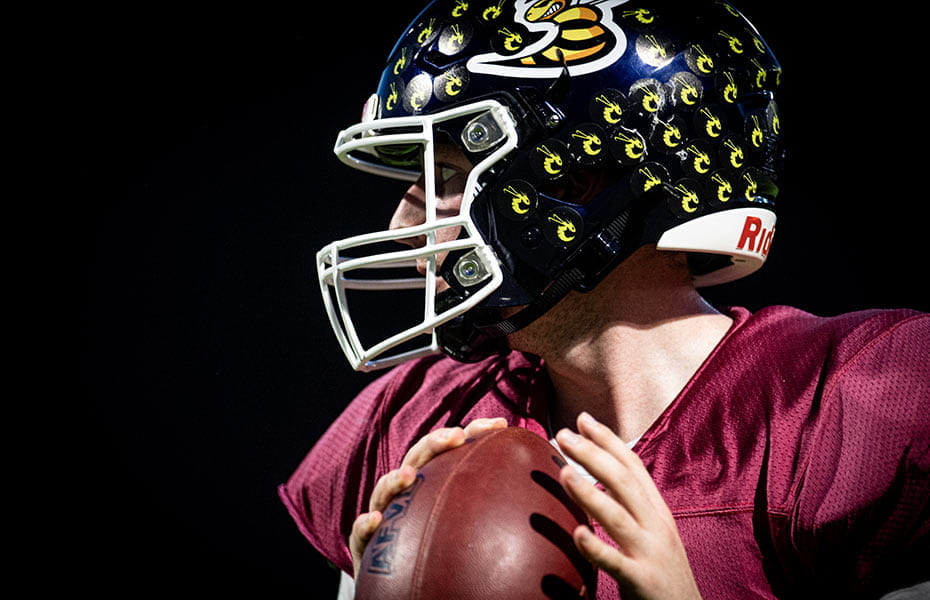 Ferdinand Stark beim Wurf