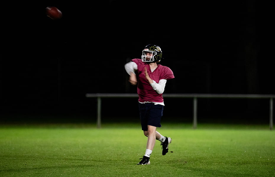 Ferdinand Stark beim Wurf