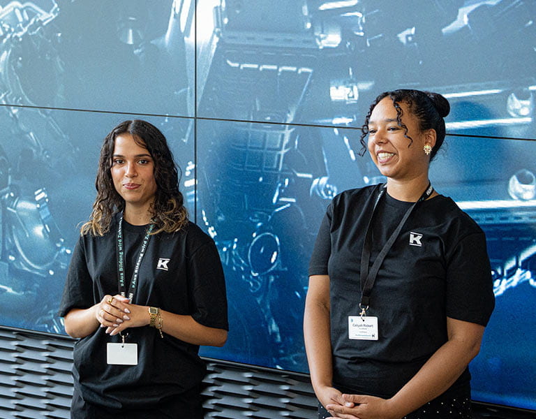 Andrianna & Caliyah beim Kunzmann KickStart 2025