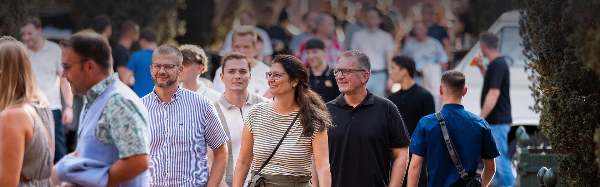 Kunzmann Mitarbeiter beim Empfang auf dem Mitarbeiterfest 2025