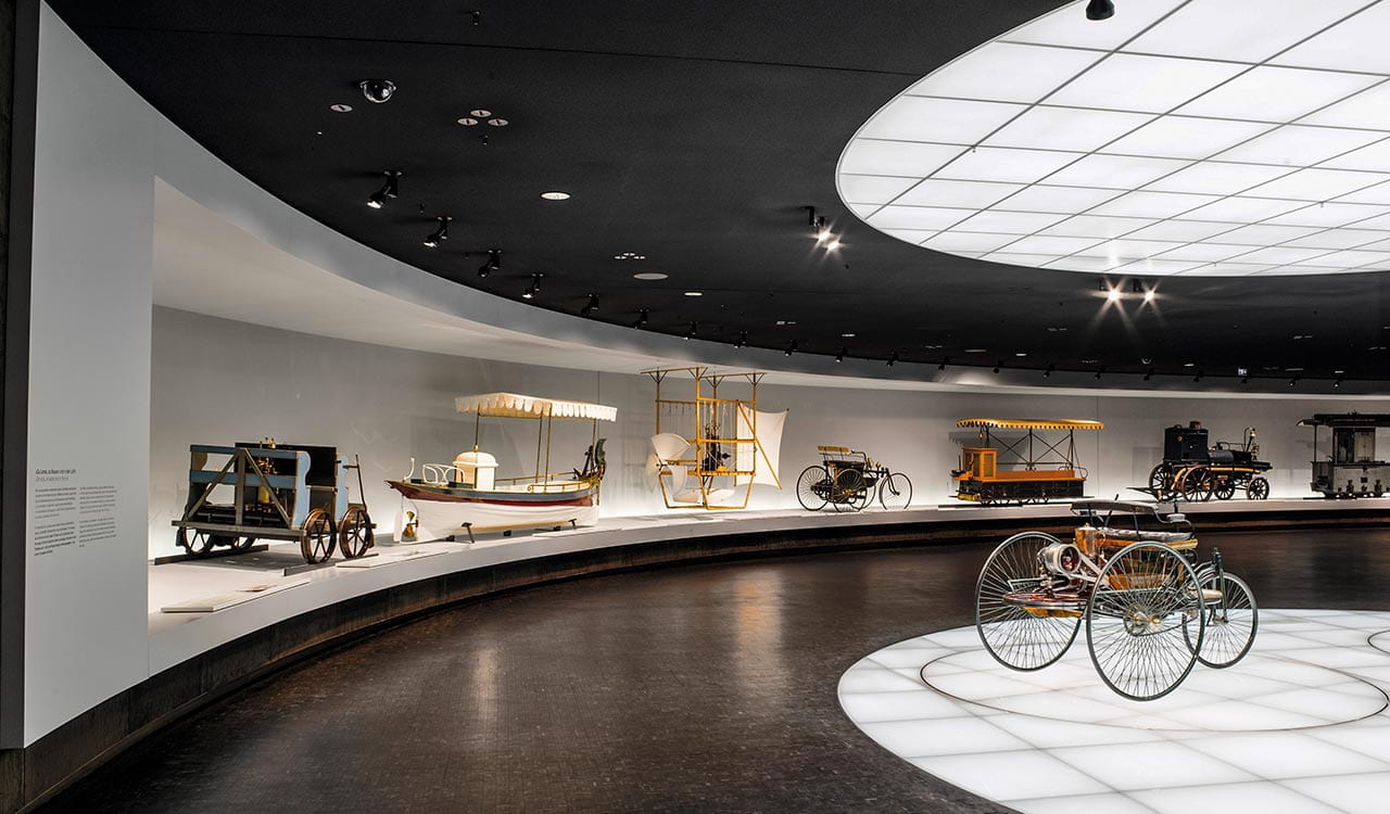 Anfänge der Marke Mercedes-Benz ausgestellt im Mercedes-Benz Museum