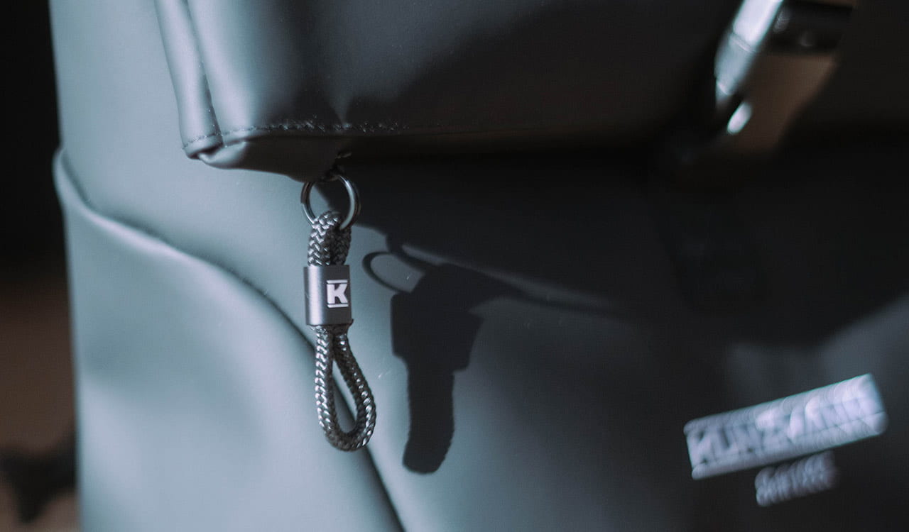 Kunzmann ziehleine Anhänger am Kunzmann Rucksack