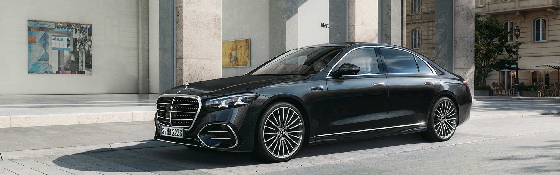 Die neue Mercedes-Benz S-Klasse v223 in der Seitenansicht