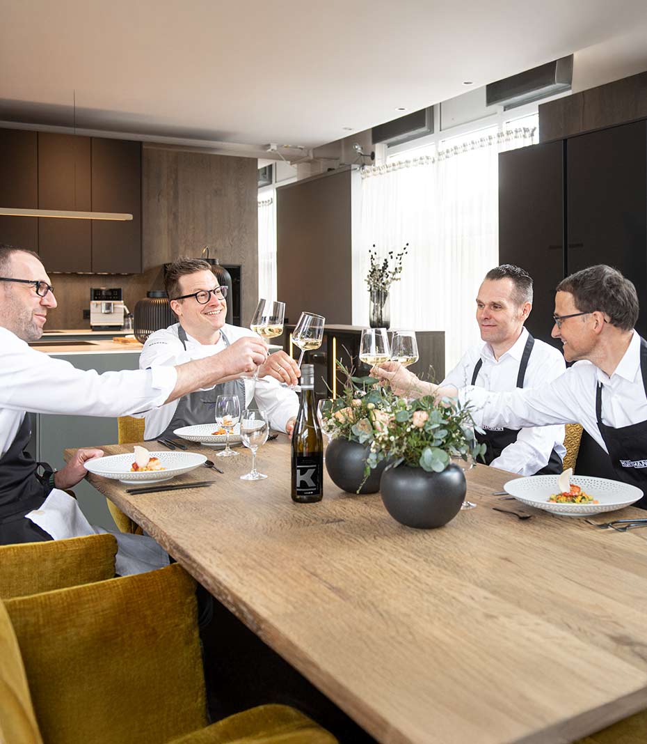 Dinner for Three - Karl Diehm, Achim Kettenmann, Sascha Stößel und Jean-Philipp Schneider