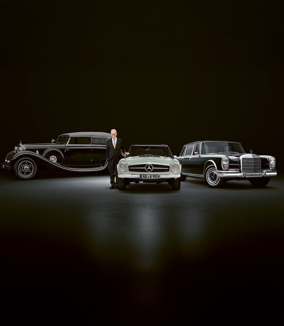 Wolfang Diehm und die "Großen" Mercedes-Benz