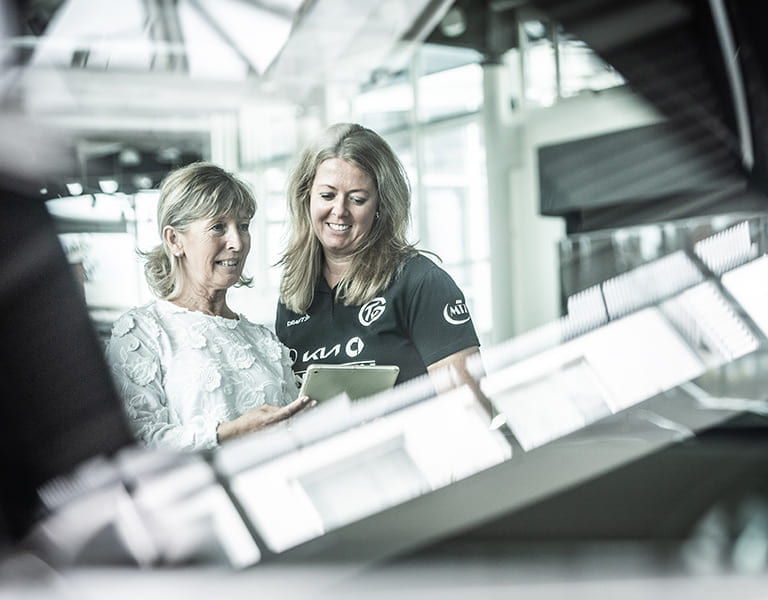 Manuela Rohe im Gespräch mit dem TVG