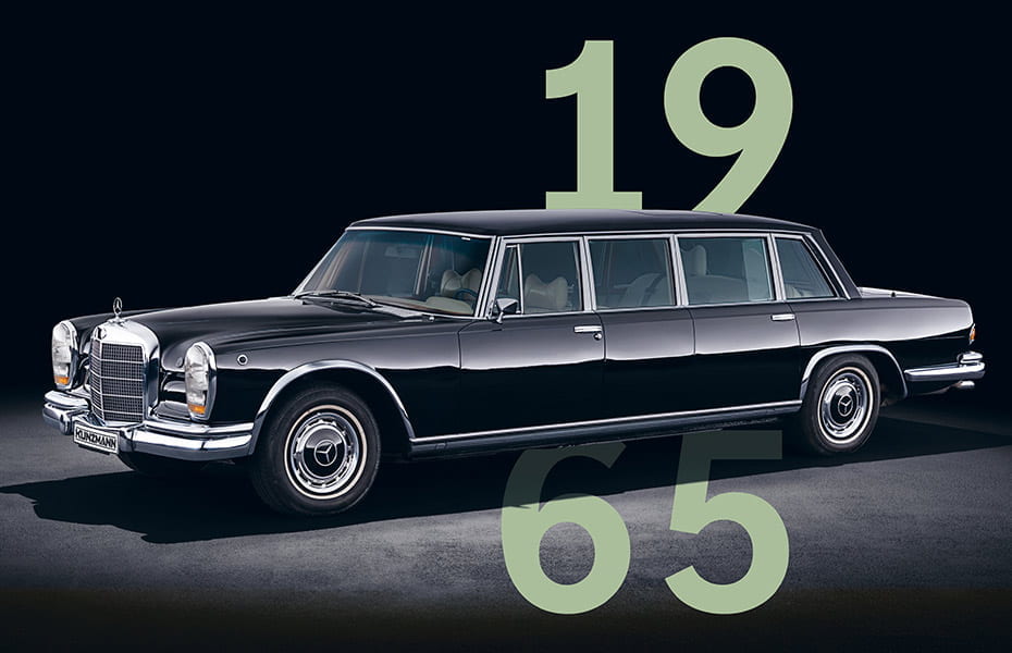 Mercedes-Benz 600 Pullman mit 1965 Jahreszahl
