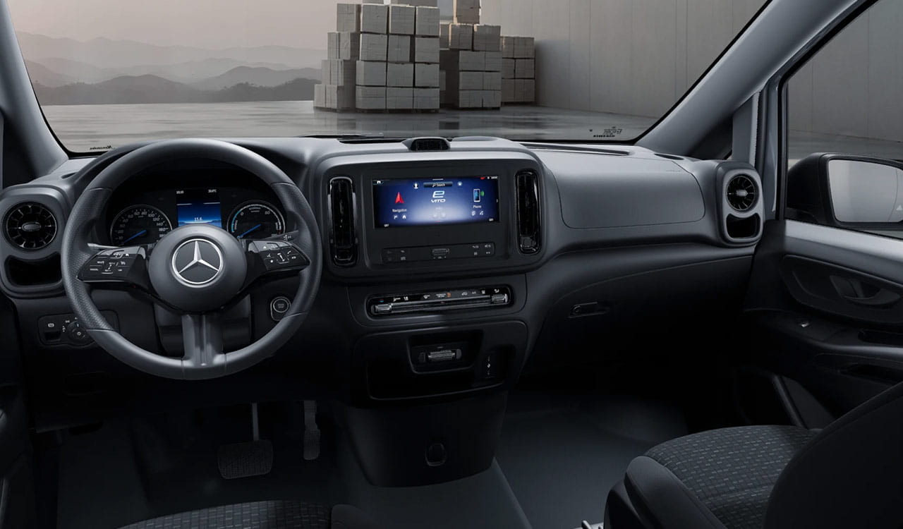 Mercedes-Benz eVito Kastenwagen Interieur