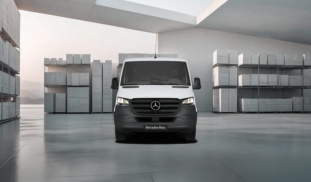 Mercedes-Benz Sprinter Kastenwagen in weiß Exterieur