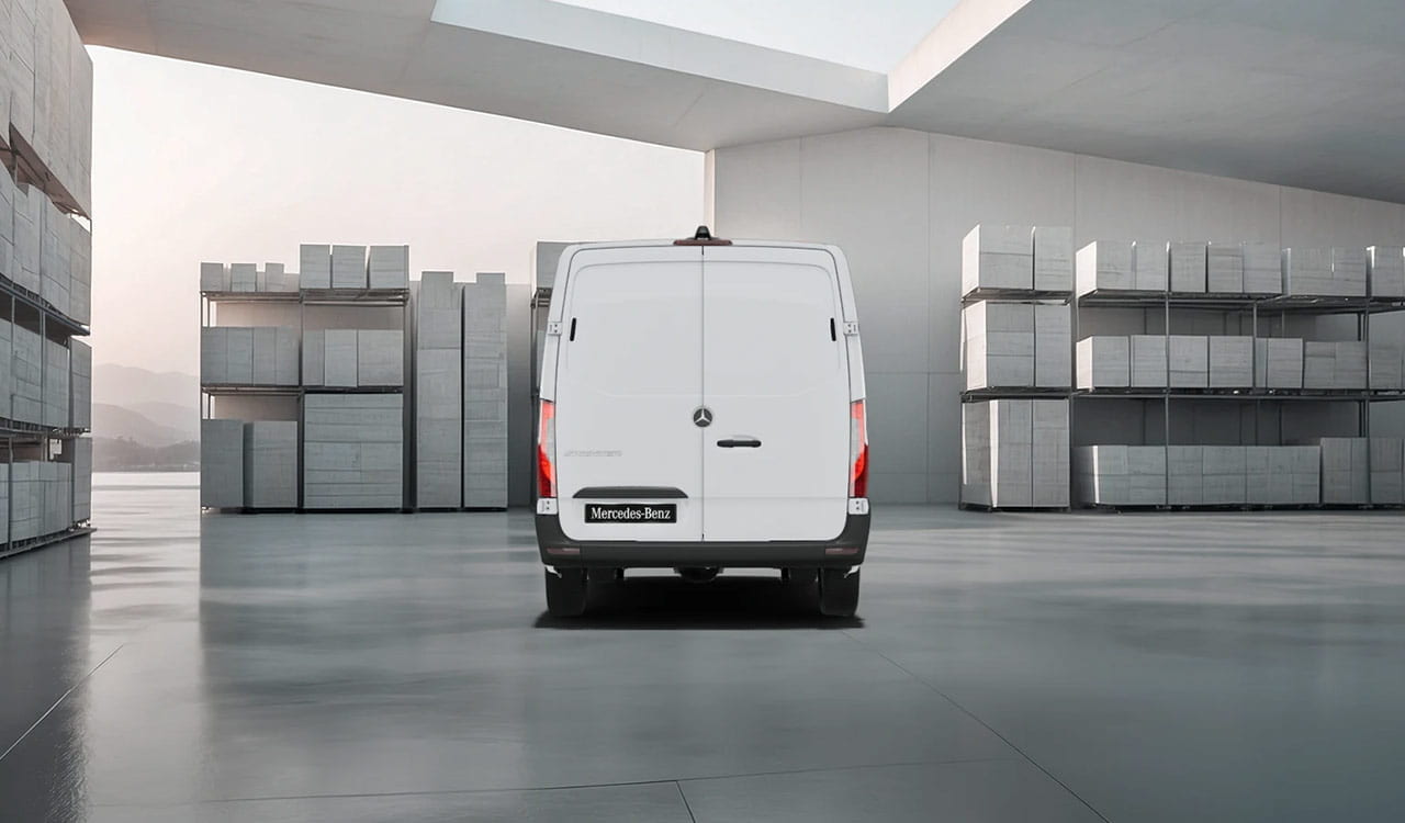 Mercedes-Benz Sprinter Kastenwagen in weiß Exterieur