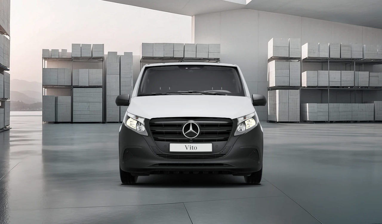 Mercedes-Benz Vito Kastenwagen in weiß Exterieur