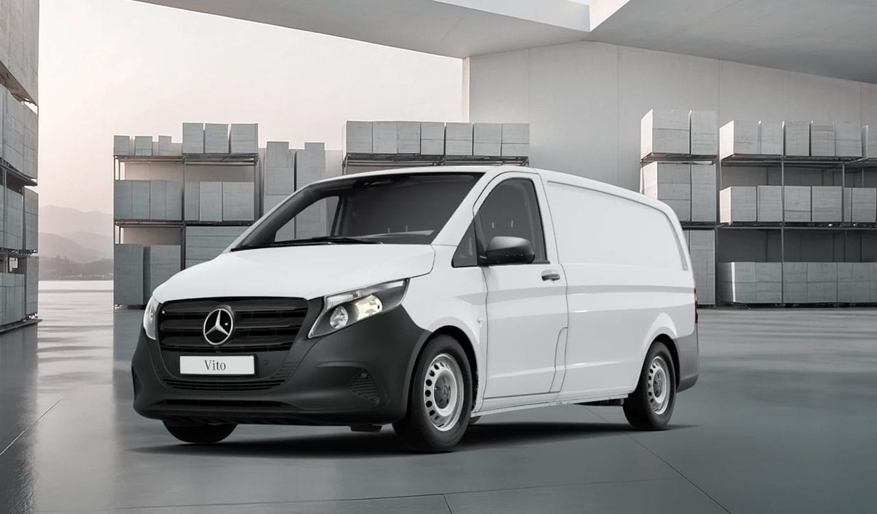 Mercedes-Benz Vito Kastenwagen in weiß Exterieur