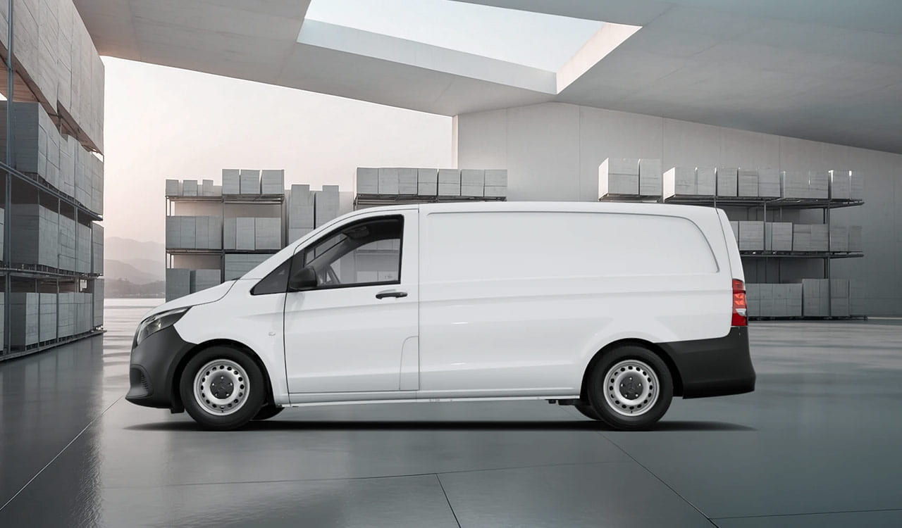 Mercedes-Benz Vito Kastenwagen in weiß Exterieur