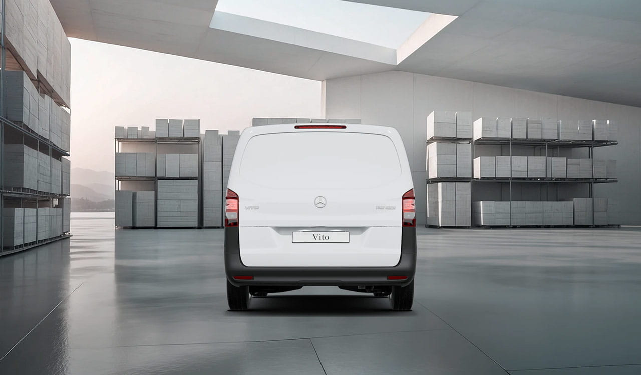 Mercedes-Benz Vito Kastenwagen in weiß Exterieur