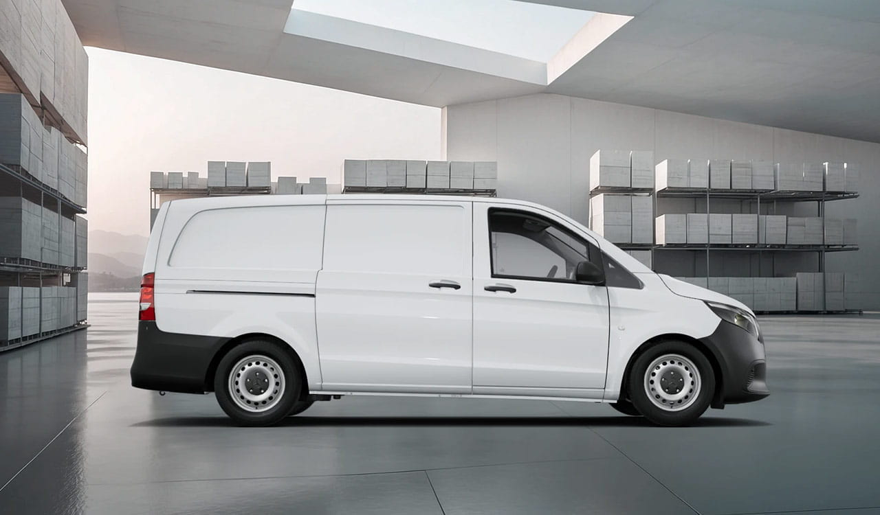 Mercedes-Benz Vito Kastenwagen in weiß Exterieur