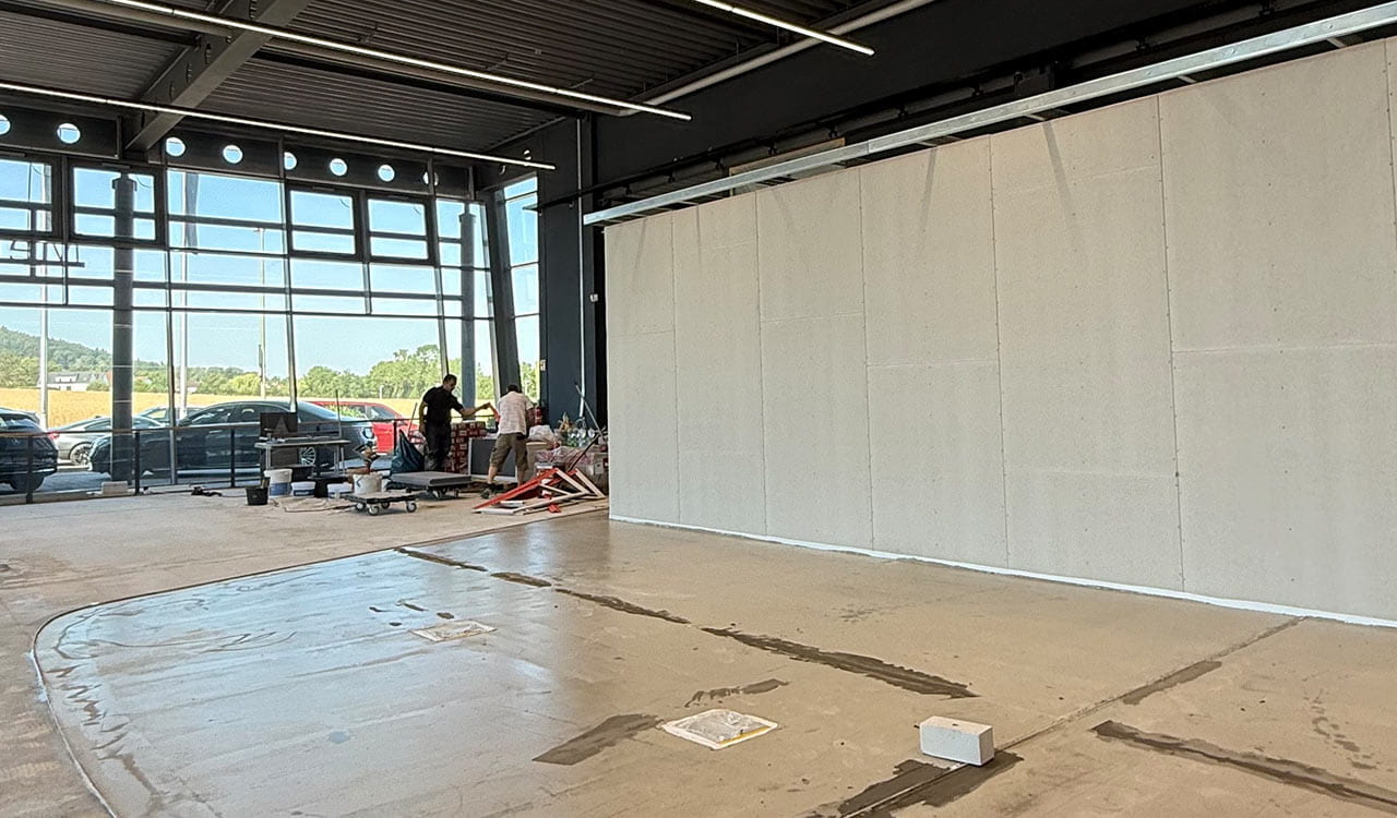Umbau Info-Bereich des Kunzmann Standort Gelnhausen