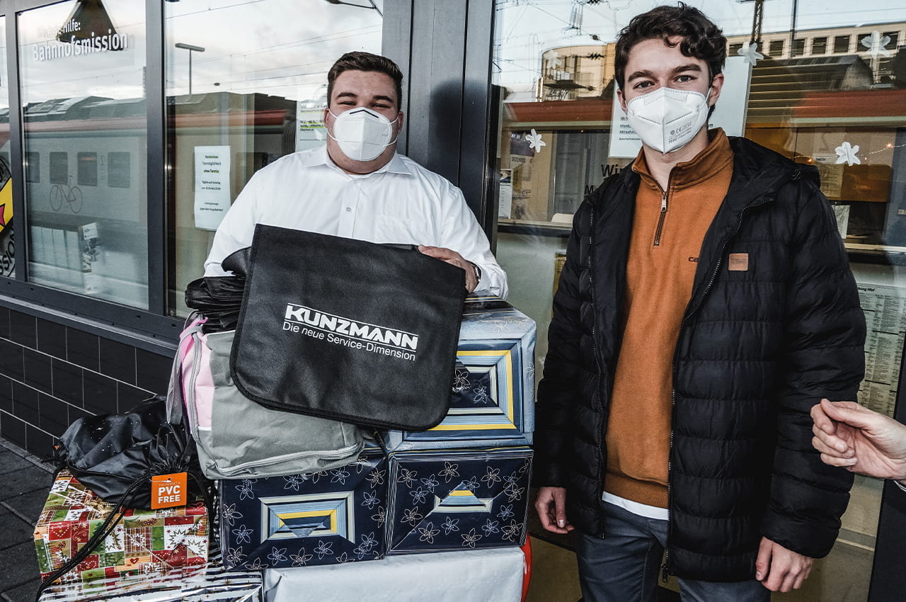 Weihnachtsspenden Azubis 2021