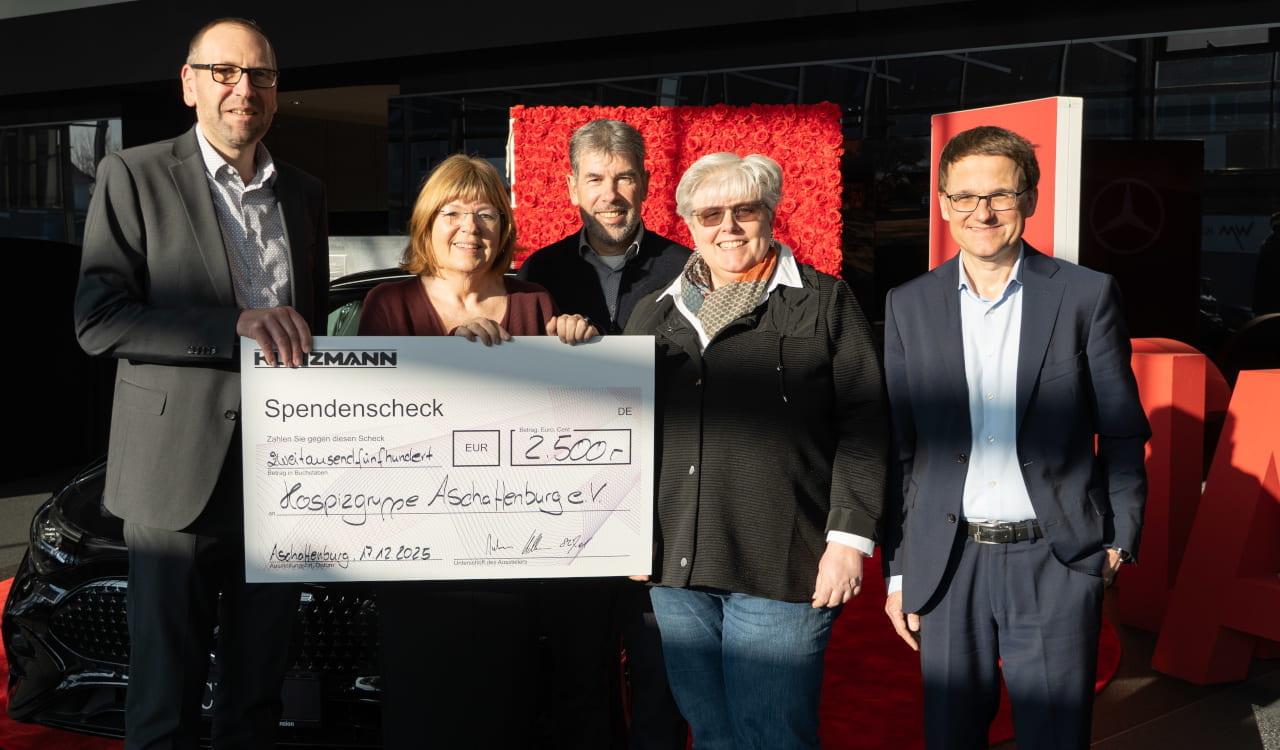 Kunzmann Cup Spenden 2025 Karl Diehm und Achim Kettenmann