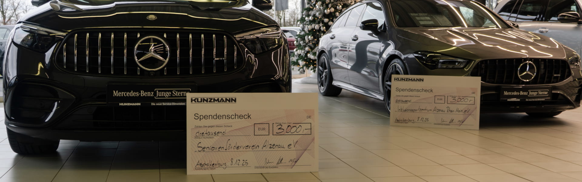 Weihnachtsspenden im Autohaus Kunzmann
